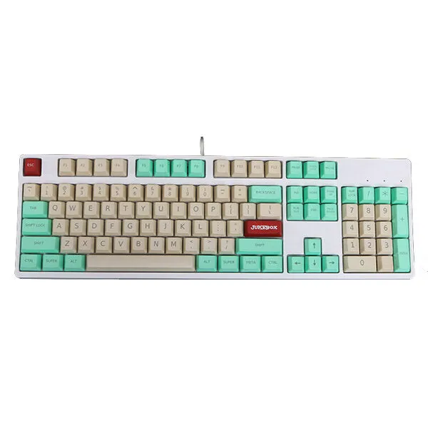 112 Keys PBT Keycap Set OEM Profile Sublimation Japanese Korean Custom Keycaps for Mechanical Keyboards