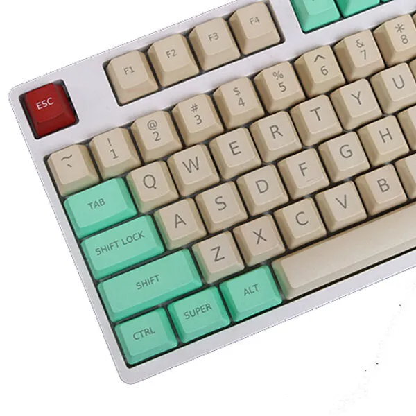 112 Keys PBT Keycap Set OEM Profile Sublimation Japanese Korean Custom Keycaps for Mechanical Keyboards