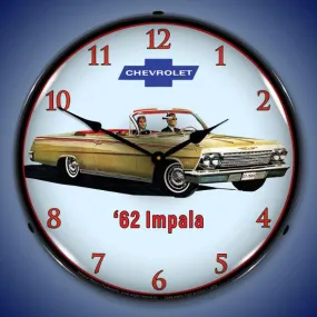 1962 Impala Convertible Backlit LED Clock