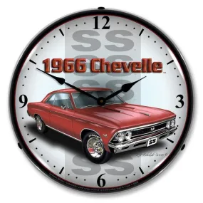 1966 SS Chevelle Backlit LED Clock