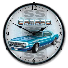 1968 SS Camaro Backlit LED Clock