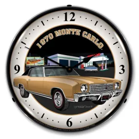 1970 Monte Carlo Backlit LED Clock