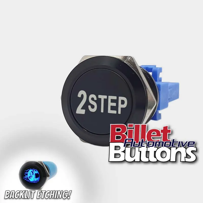 22mm '2 STEP' Billet Push Button Switch Launch Control 2step etc