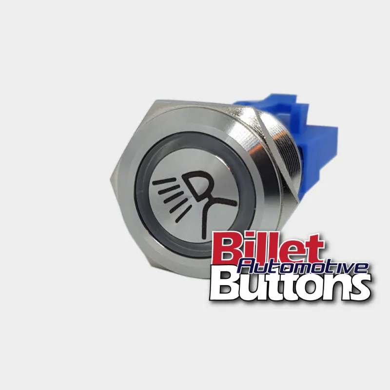 22mm 'AWNING LIGHT SYMBOL' Billet Push Button Switch Rear Tray Lights