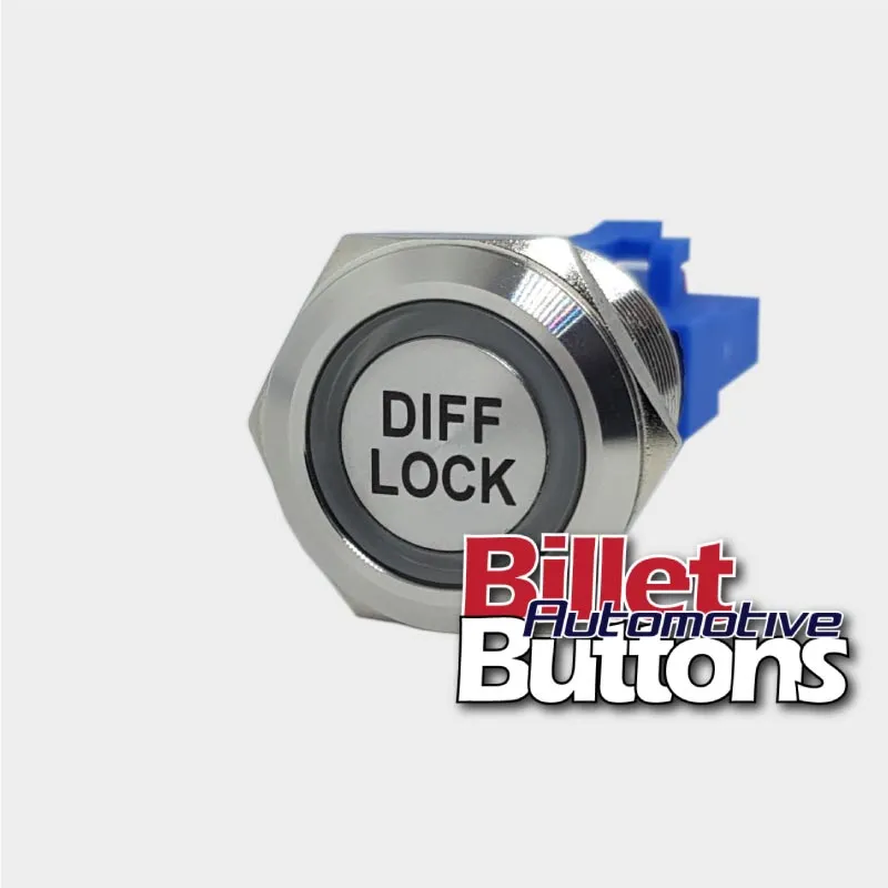 22mm 'DIFF LOCK' Billet Push Button Switch