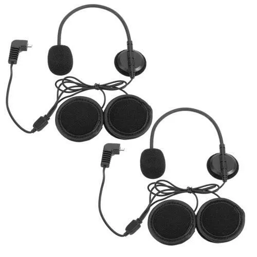 2PCS BT-S2 Motorcycle Helmet BT Headphones with Mic