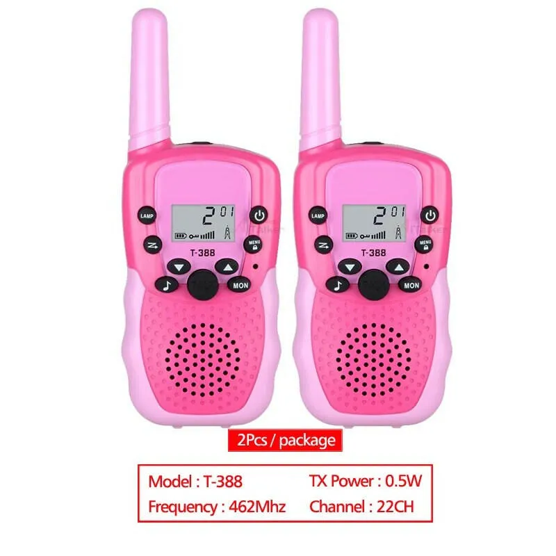 2Pcs Mimi Pc Walkie Talkie For Kids Boys Girls Tablet Funny Toys UHF Two Way Radio Talki Walki Children Interphone Free Talk