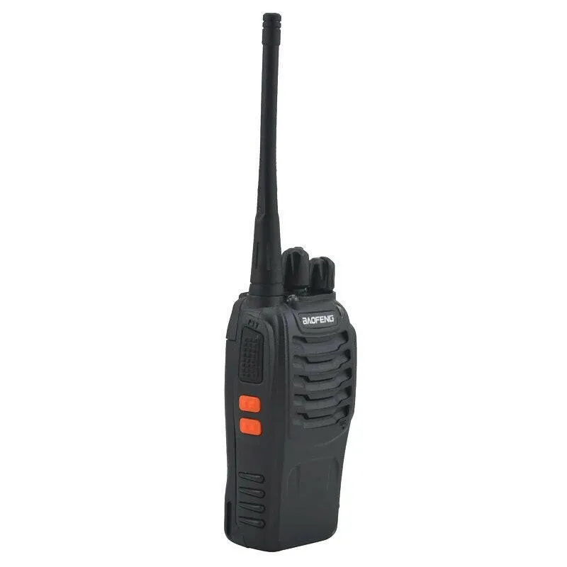 2pcs/lot BF-888S baofeng walkie talkie 888s UHF 400-470MHz 16Channel Portable two way radio with earpiece bf888s transceiver