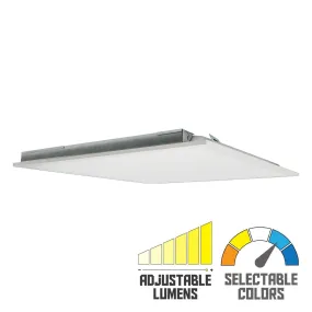 2x2 LED Flat Panel Light, 3750 Lumens, 20/25/30 Watts, 35K/40K/50K, 120/347V