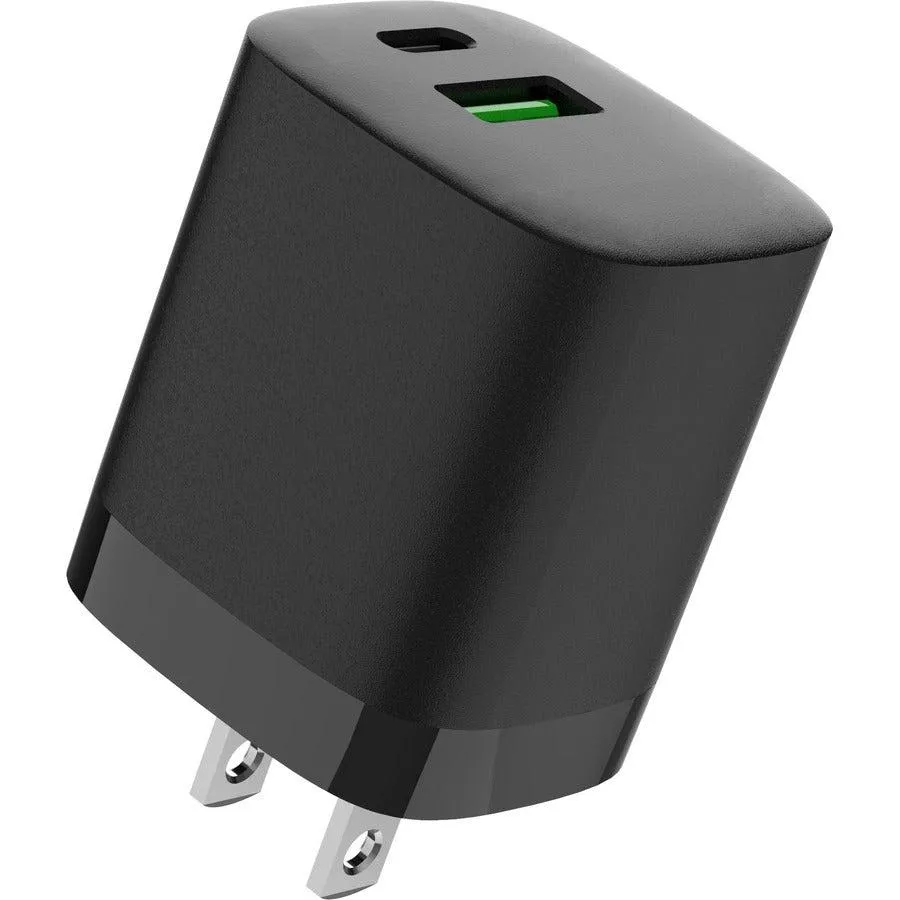 4XEM 30W Dual USB C A Wall Charger - Black