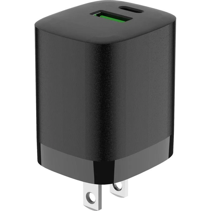 4XEM 30W Dual USB C A Wall Charger - Black