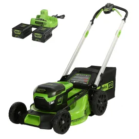 60V 21" Cordless Battery Self-Propelled Lawn Mower w/ Two (2) 4.0Ah Batteries & Dual Port Charger