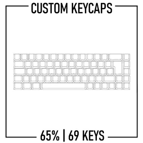 65% Custom Keycaps Set ( ISO | 69 Keys )