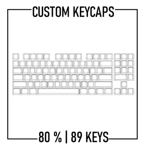 80% Custom Keycaps Set ( ANSI | 89 Keys )