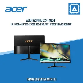 ACER ASPIRE C24-1851 I5-1340P/4GB/1TB 256GB SSD/23.8/W11H/OFC21HS AIO DESKTOP