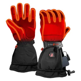 ActionHeat AH-GV-5V-W-XL 5V Battery Heated Snow Gloves for Ladies - Black - XL