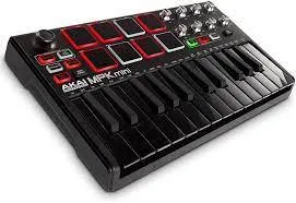 Akai MPK Mini MK3 Compact Keyboard Controller, Limited Edition Black