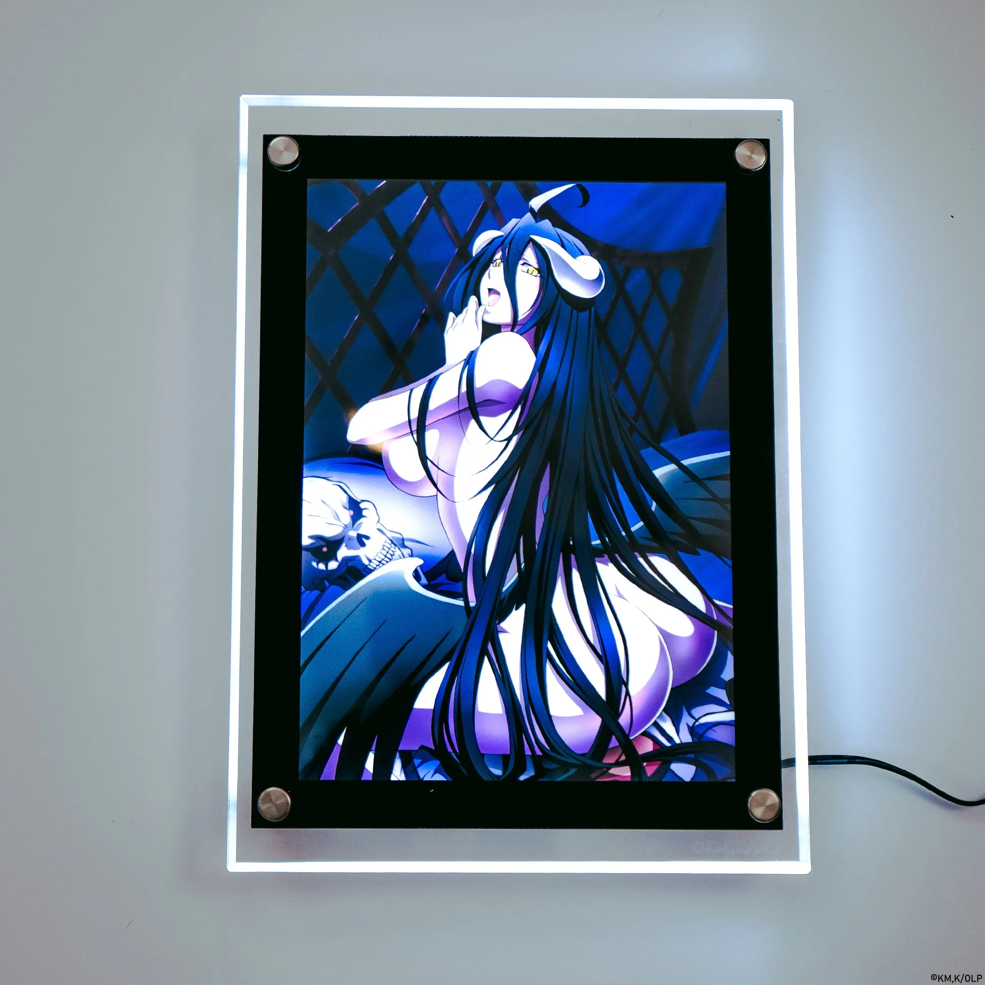 Albedo & Ains LED Poster (Overlord)