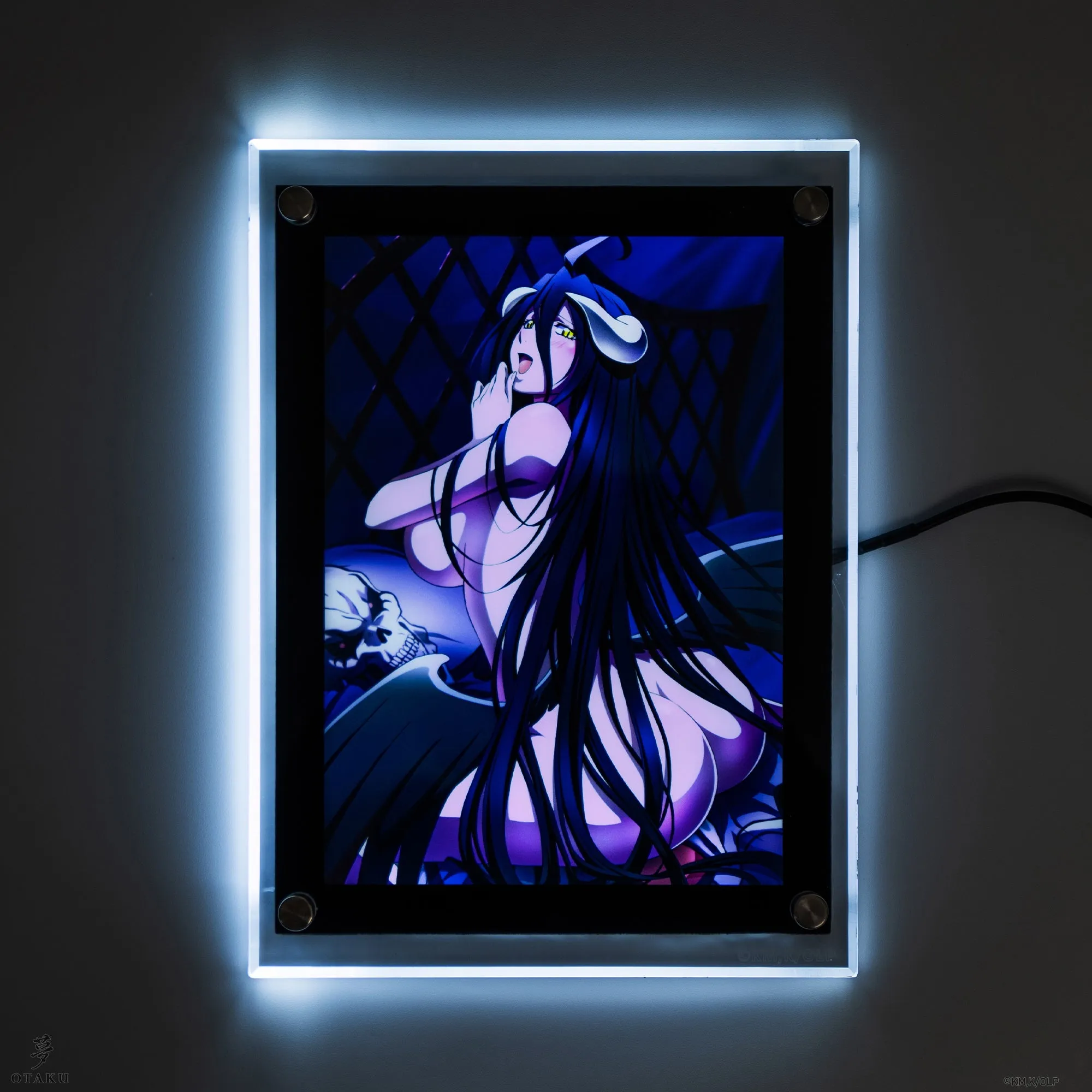 Albedo & Ains LED Poster (Overlord)