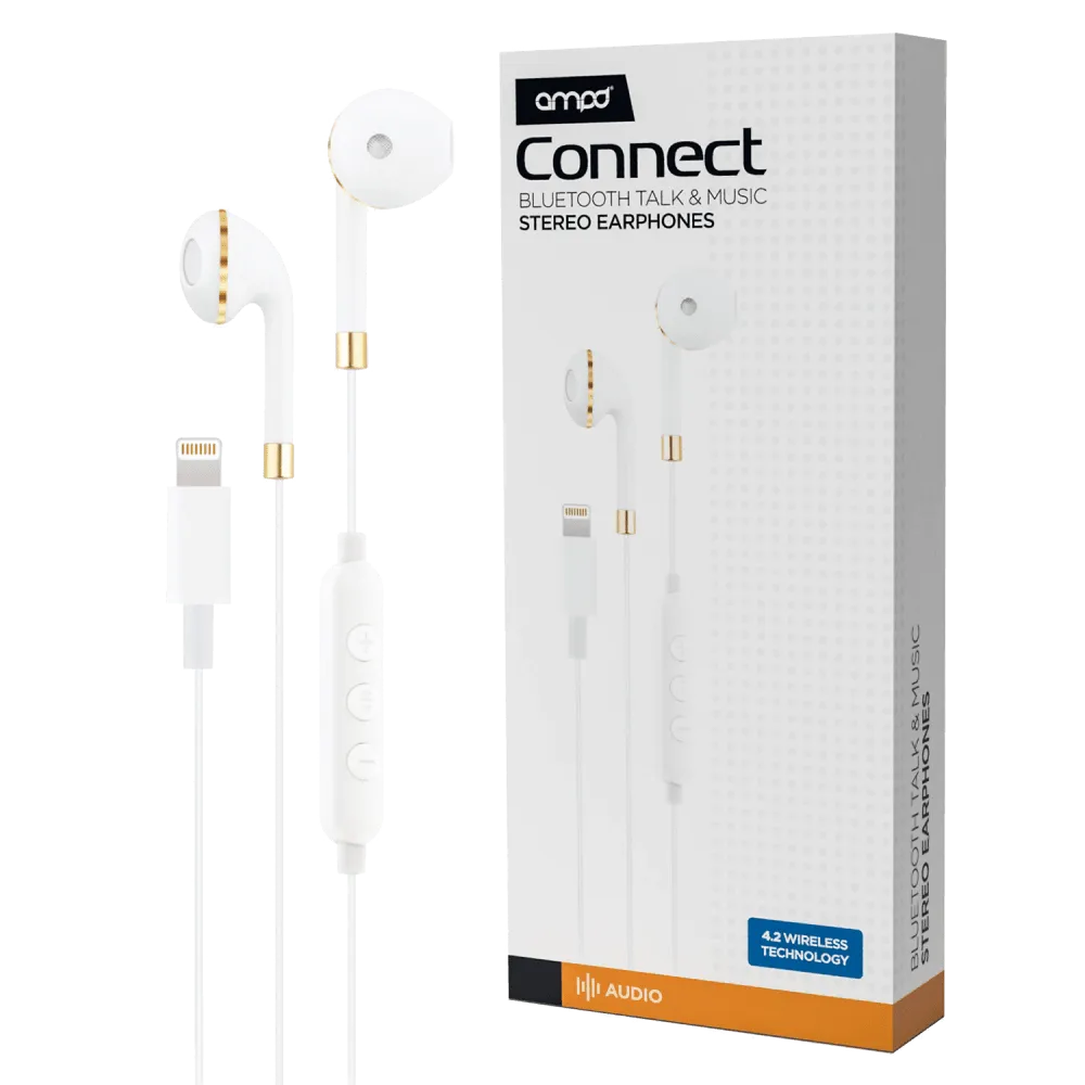 AMPD Wired Apple Lightning In Ear Headphones by AMPD