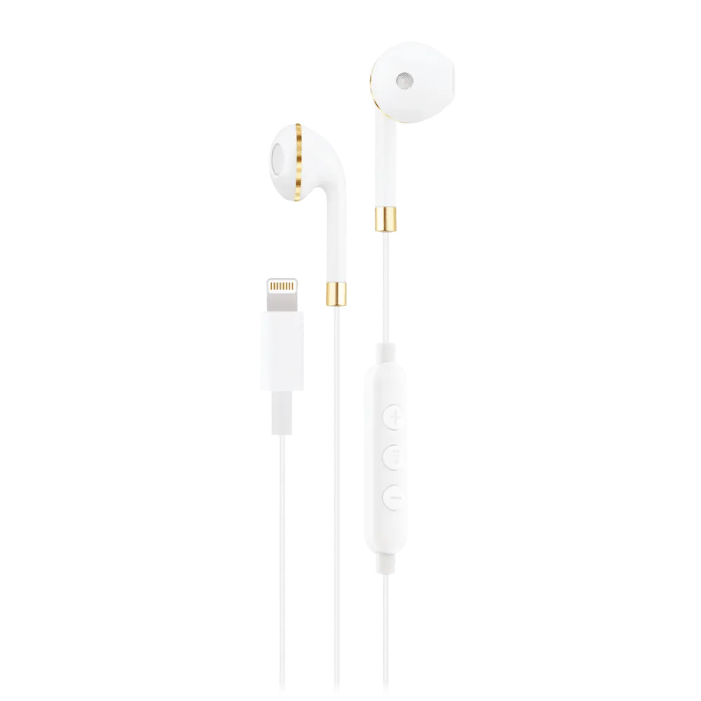 AMPD Wired Apple Lightning In Ear Headphones by AMPD