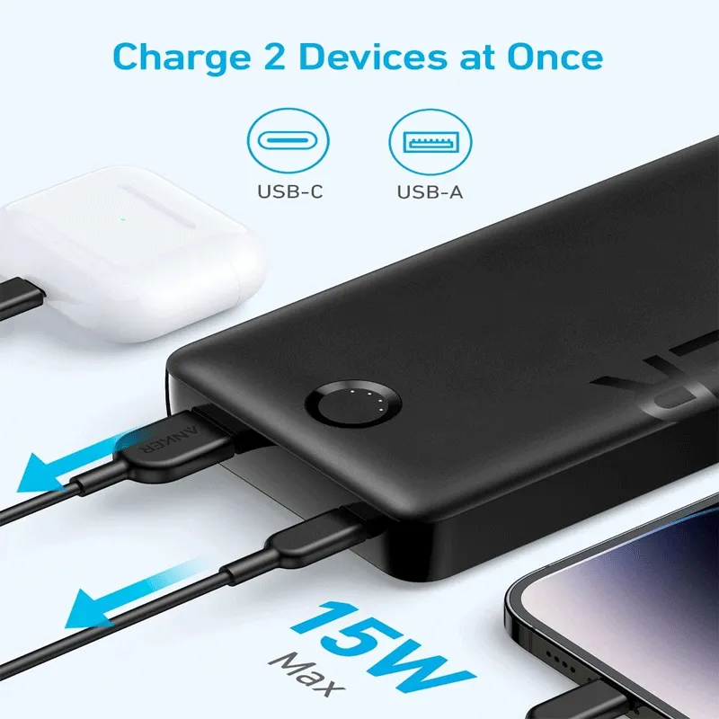 Anker 325 Power Bank (PowerCore 20K II) - Black