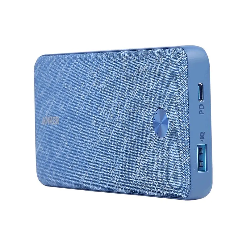 Anker PowerCore Metro Essential Power Bank - 20,000mAh / 18W / Blue Fabric