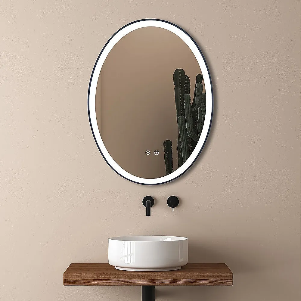 Anti-Fog Dimmable LED Bathroom Mirror, 60x80cm, IP44