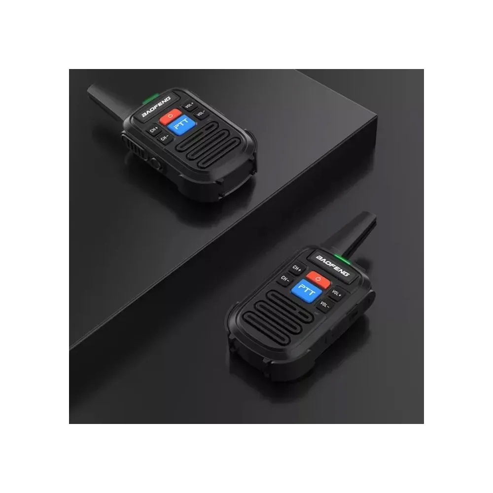 BaoFeng BF-C50 (Single & Set of 2/3/4) Walkie-Talkie UHF Transceiver 5W Two-Way Radio with 99 Memory Channels, 430-440MHz Frequency Range, 5km Max. Talking Range, Clear Voice Output, 1500mAh Battery Capacity, IP45 Waterproof