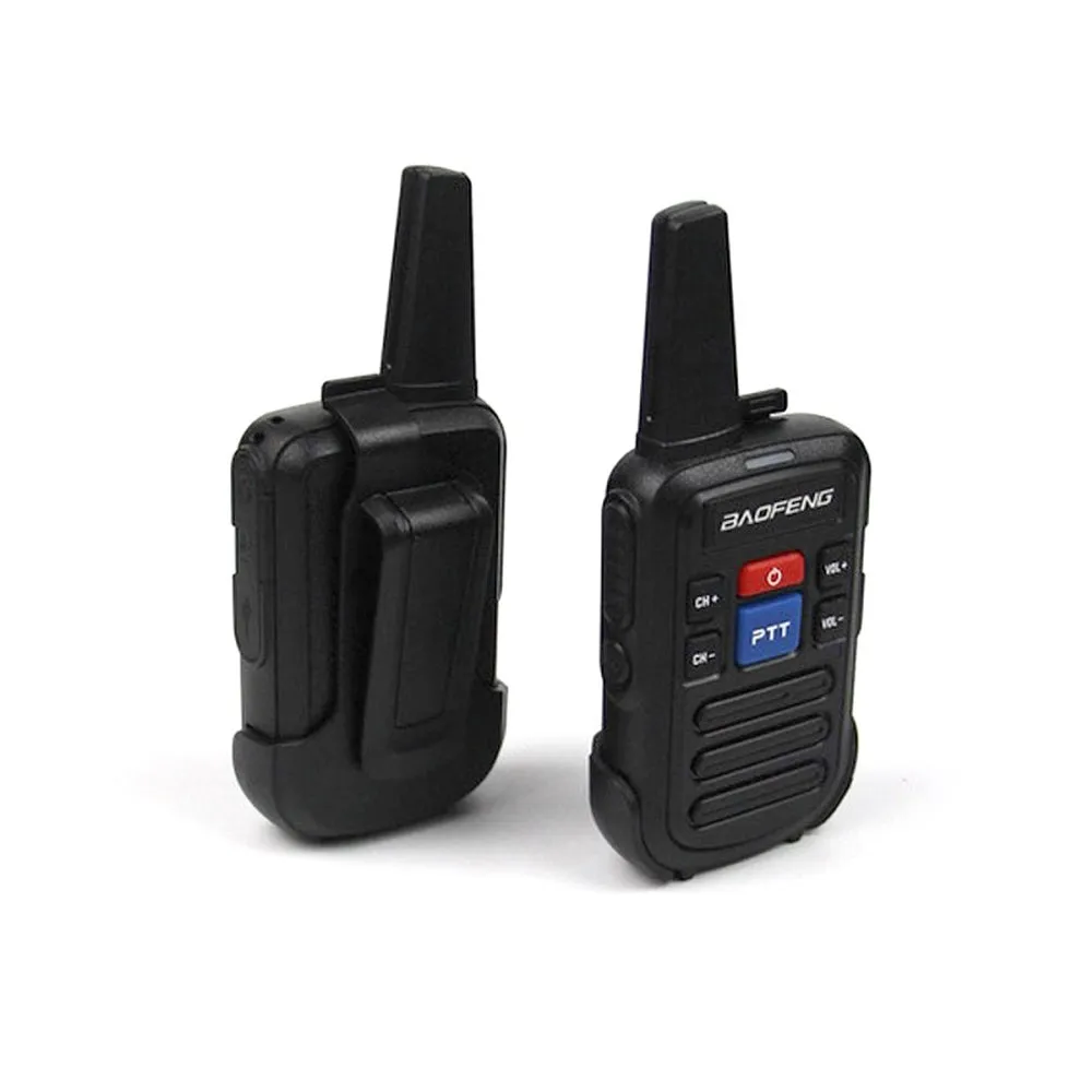 BaoFeng BF-C50 (Single & Set of 2/3/4) Walkie-Talkie UHF Transceiver 5W Two-Way Radio with 99 Memory Channels, 430-440MHz Frequency Range, 5km Max. Talking Range, Clear Voice Output, 1500mAh Battery Capacity, IP45 Waterproof