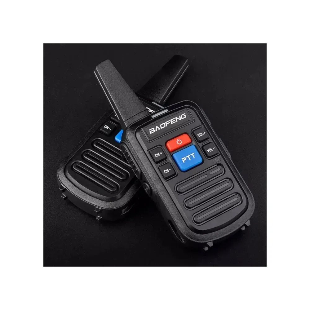 BaoFeng BF-C50 (Single & Set of 2/3/4) Walkie-Talkie UHF Transceiver 5W Two-Way Radio with 99 Memory Channels, 430-440MHz Frequency Range, 5km Max. Talking Range, Clear Voice Output, 1500mAh Battery Capacity, IP45 Waterproof