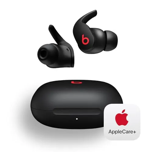 Beats Fit Pro - True Wireless Noise Cancelling Earbuds - Beats Black with AppleCare  (2 Years)