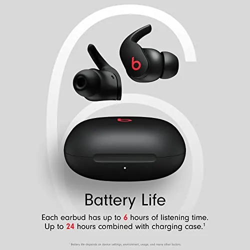 Beats Fit Pro - True Wireless Noise Cancelling Earbuds - Beats Black with AppleCare  (2 Years)