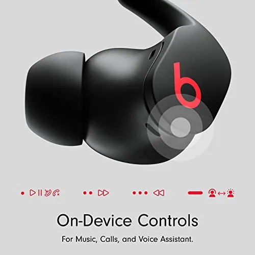 Beats Fit Pro - True Wireless Noise Cancelling Earbuds - Beats Black with AppleCare  (2 Years)