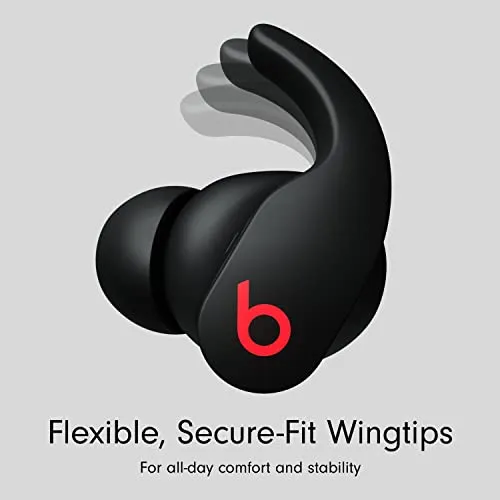 Beats Fit Pro - True Wireless Noise Cancelling Earbuds - Beats Black with AppleCare  (2 Years)