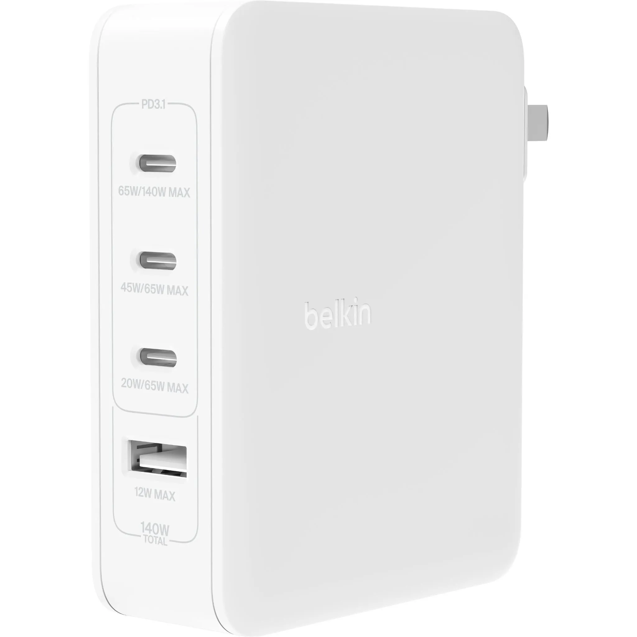 Belkin BoostCharge Pro 4-Port GaN 140W Wall Charger