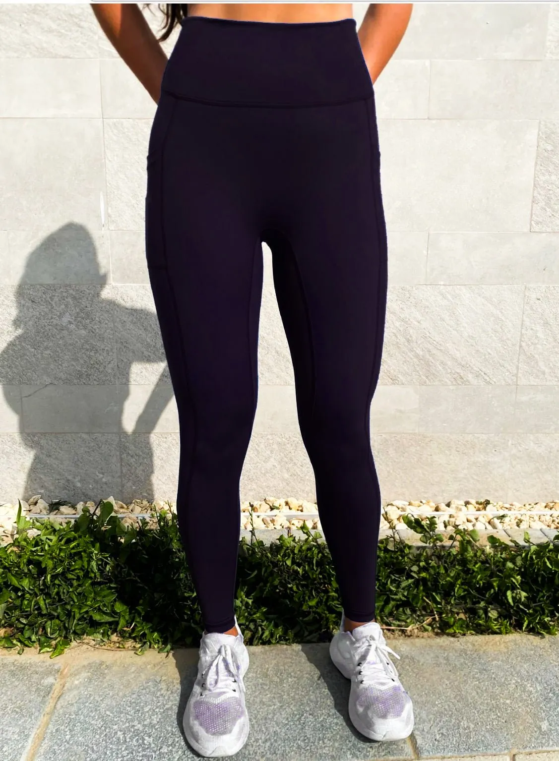 Black High Waist Legging with Pockets