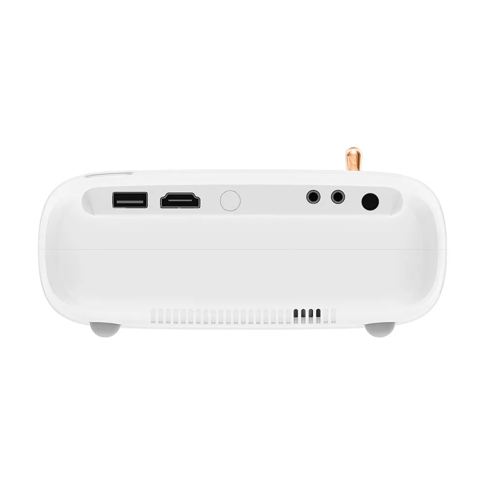 Bluetooth Full HD 1080P Supported Projector, Compatible with Phone, AV, HDMI, USB