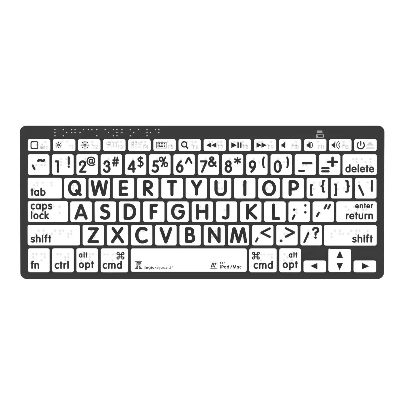 Braille/LargePrint Bluetooth Mini Keyboard