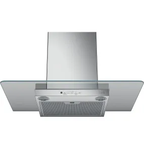 Café 30" Wall-Mount Glass Canopy Chimney Hood Stainless Steel - CVW73012MSS