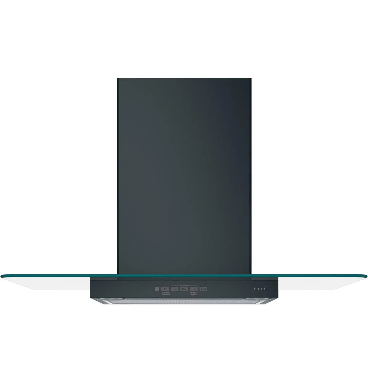 Caf(eback)™ 30" Wall-Mount Glass Canopy Chimney Hood