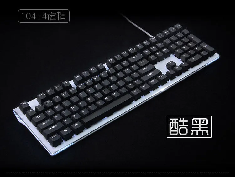 Capturer Backlit Doubleshot PBT Keycap Set Durable Shine-Through Legends OEM profile Compatible with Cherry MX 104 87 GH60poker