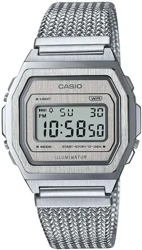 CASIO A1000MA-7EF Vintage Silver Watch