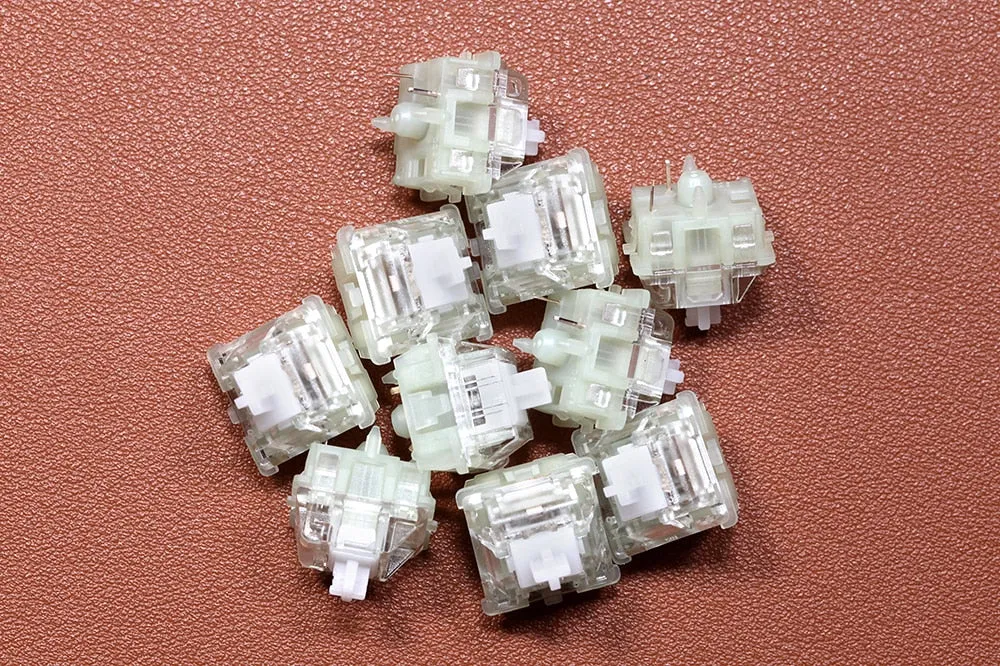 Cherry MX RGB ERGO Clear Switch Tactile 5pin SMD RGB 40g 55g Switch for mechanical keyboard eogo Milky White Clear Factory Lubed