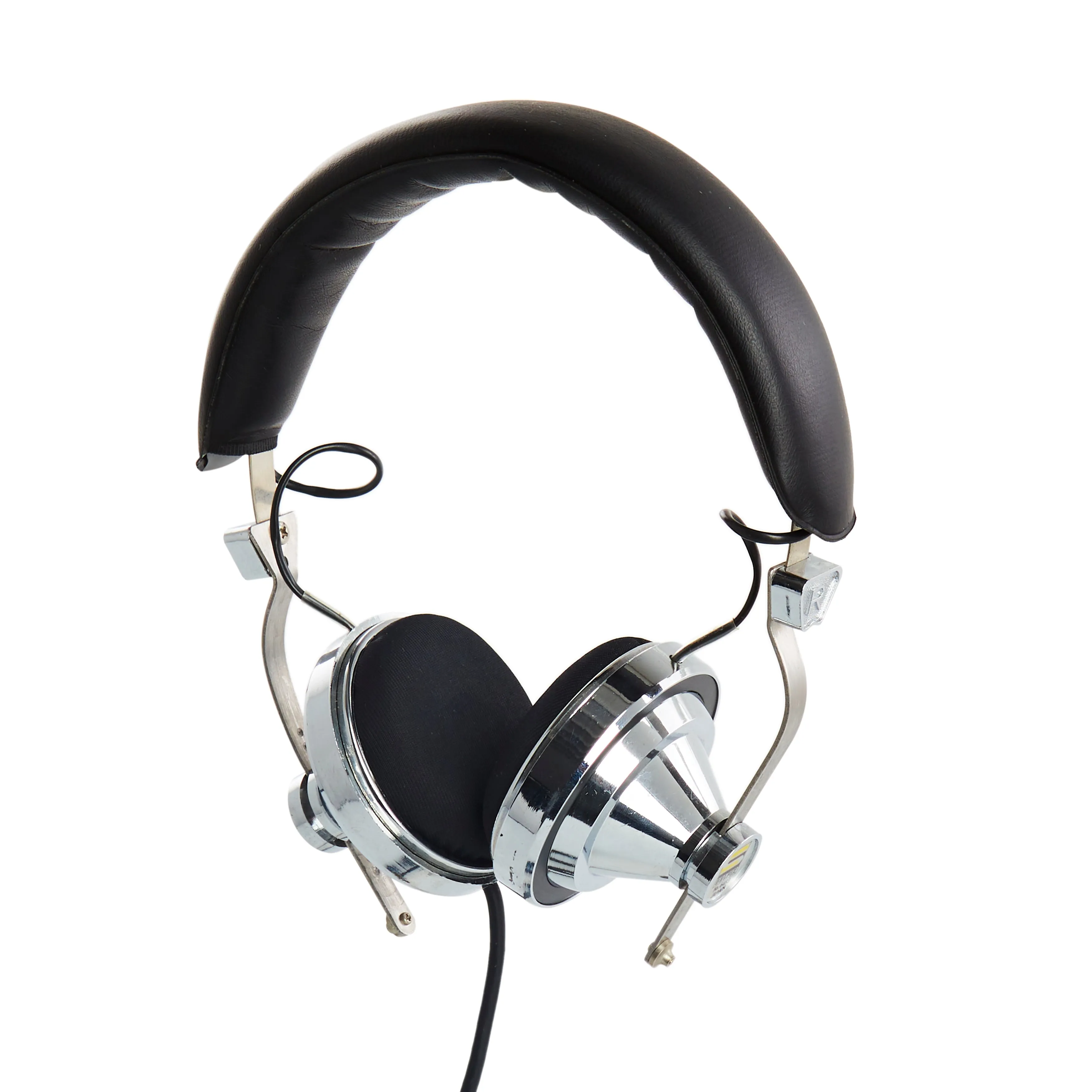 Chrome Vintage On-Ear Headphones