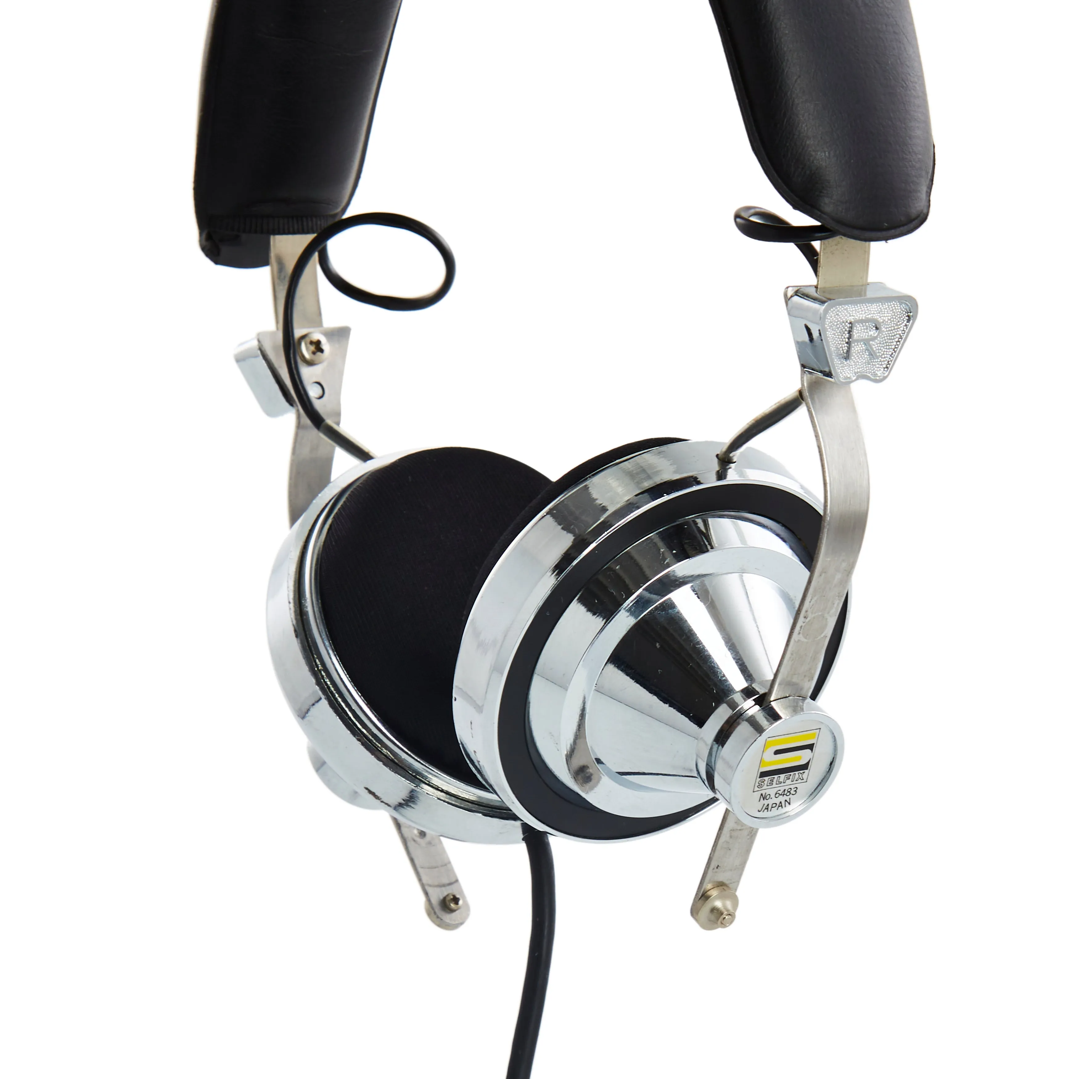 Chrome Vintage On-Ear Headphones