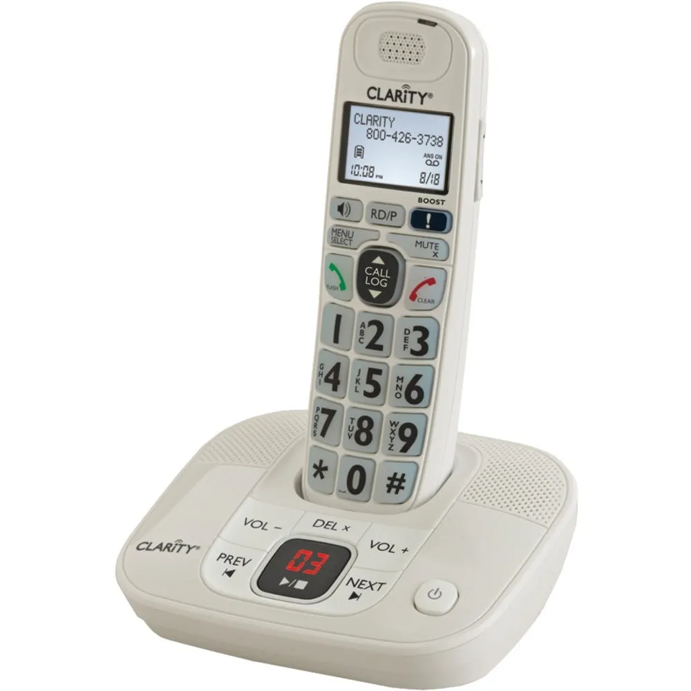 CLARITY 53712.000 DECT 6.0 Amplified Cordless Phone System with Digital Answering System