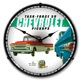 Collectable Sign and Clock - 1959 Chevrolet Pickup Clock