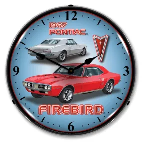 Collectable Sign and Clock - 1967 Firebird Clock