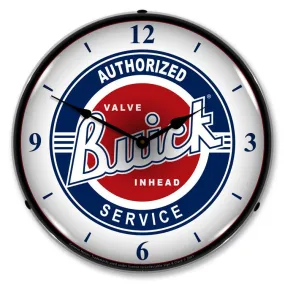 Collectable Sign and Clock - Buick Service w/numbers Clock